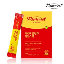 Vitamin Village Monomil Asabi Cleanse Low Sugar Stick 5g x 30 sachets 1 box (30 sachets in total) / 비타민마을 모노밀 애사비 클렌즈 저당스틱 5g x 30포 1박스 (총 30포)