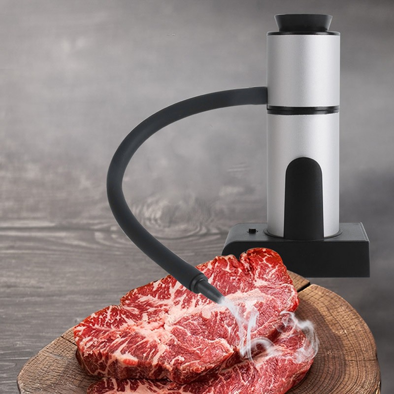 Portable Cocktail Smoker Handheld Smoking Machine Food Drinks Meat Nut
