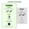 Idzo Black Plant Hooks for Wall 7.5 inch, Hanging Capacity