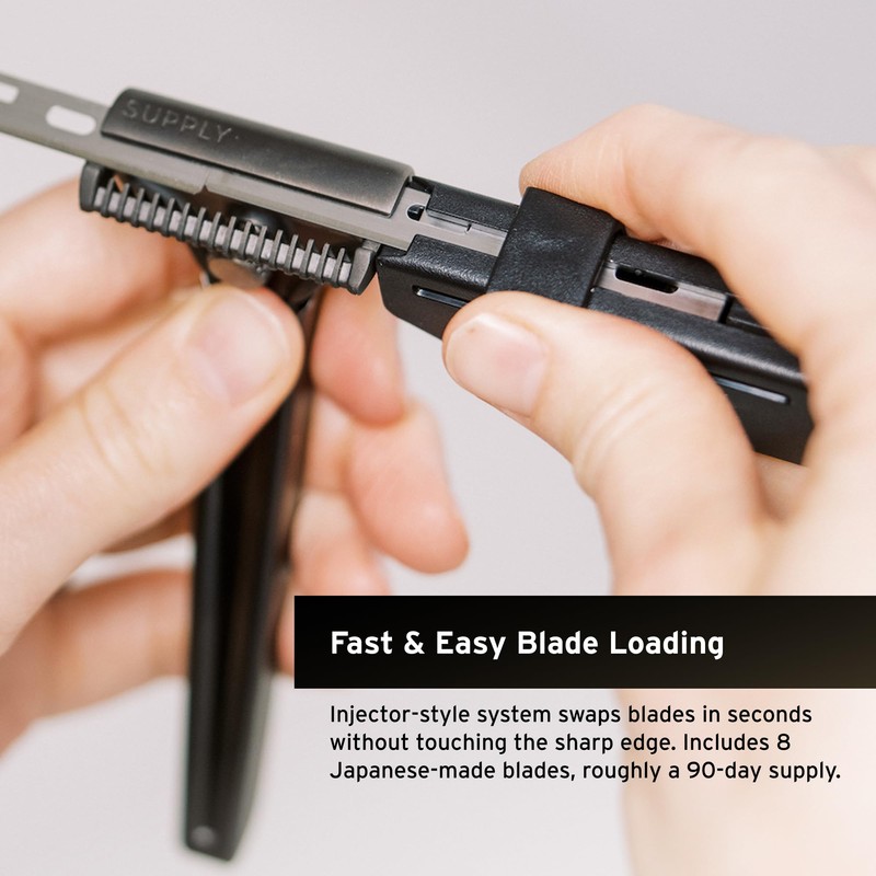 SUPPLY Single Edge SE Blade Refills for Men – Pack
