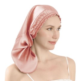 EOMECUIGAO Silk Nightcap Nightcap for Long Hair Hair Cap Glossy Light Weight Hair Towel Turban Bath Supplies, snow sprout