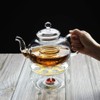CnGlass Glass Tea Warmer 5.3 in/13.5cm diameter (Candle not Included)