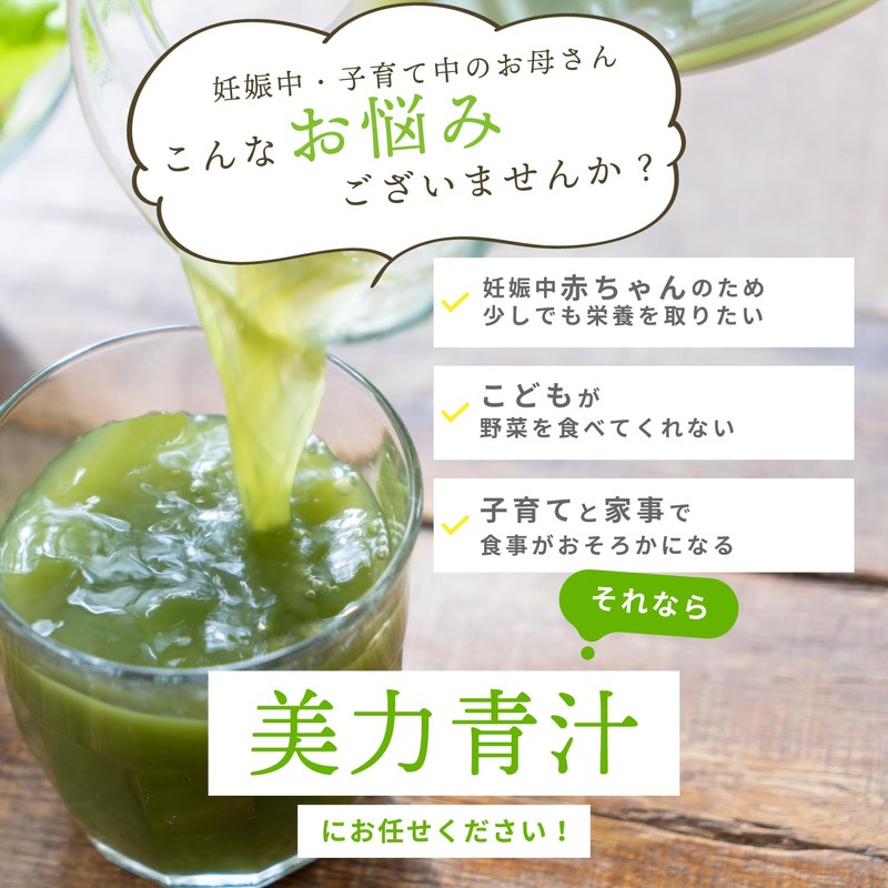 ミッシーリスト 美力青汁 4g×30包 青汁 国産 無添加 粉末 大麦若葉 乳酸菌 菌活