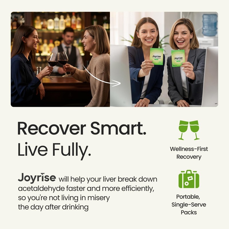 Joyrise® Post Drinking Aid (3-Pack) (3 Single-Serving Packets) (9 Capsules)