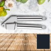 TRHDFW Professional Stainless Steel Garlic Press - No Need to