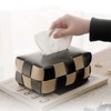 Stylish Tissue Box, Tissue Case, Stylish, Black & White, Waterproof,