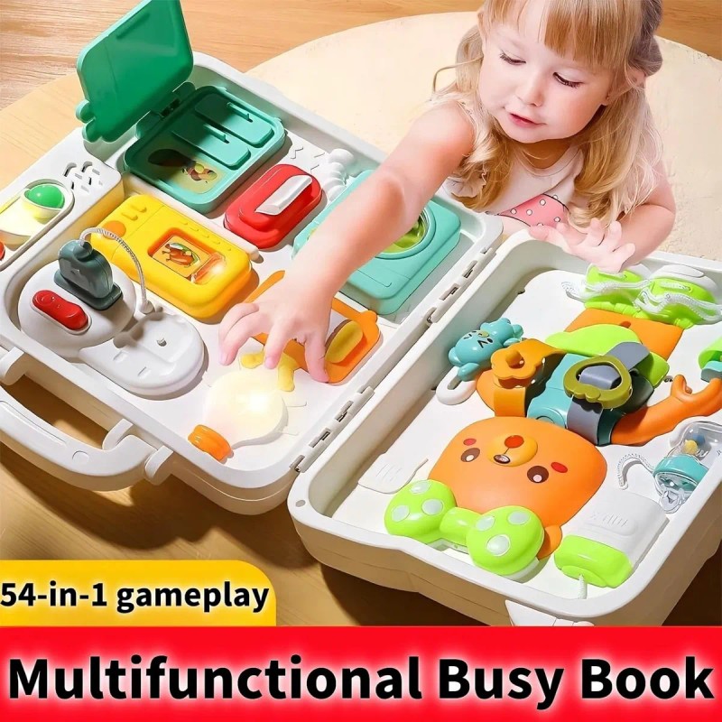 Tablero Montessori Sensorial Musical Y Con Luz P Bebs 1-3