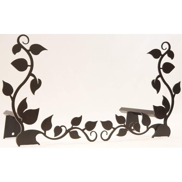 Design Specialties Fireplace Ivy Design Black Andiron