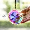 3 Inch Crystal Prism Suncatcher for Windows, Hanging, AB Coloured