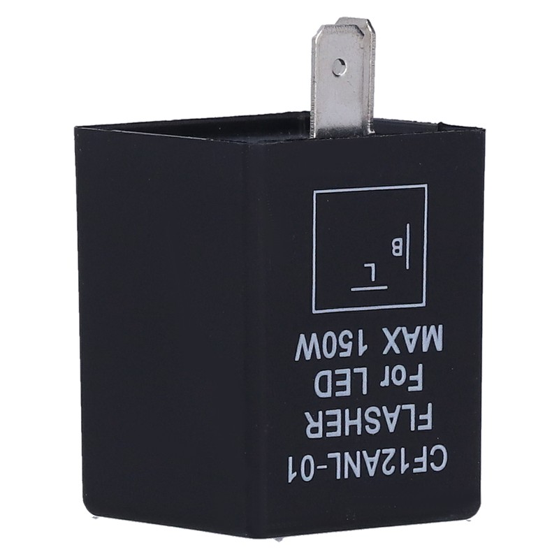 2Pcs LED Flasher 2‑Pin Electronic Relay Normally Open Car Turn