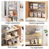 MineSign Set of 3 Stackable Refrigerator Organizer Bins Pull-Out Drawers