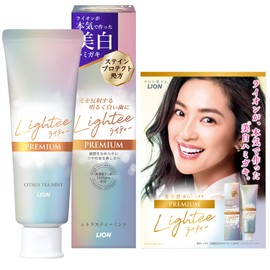 Lightee Whitening Toothpaste Premium Toothpaste, Citrus Tea, 3.5 oz (100 g) + Leaflet Included