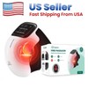 Snailax Knee Massager with Heat IR & LSR Light,3 Heating