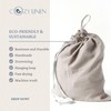 Cozy Linen Natural Linen Laundry Bag - Large Storage Bag