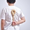 Kameko Tsukko Nishio Shoten Body Scrubbing Brush Sato-san (with Pattern)