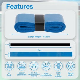 Wkjeneare Tennis Grip Tape, Tennis Racket Grip Tape, Badminton Racket Band Grip, for Tennis Rackets, Badminton Rackets, Golf Rod, Baseball Mixed Colours