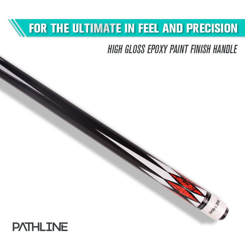 Pathline Pool Cue Stick - 58 inch Canadian Maple Billiard