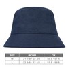 GADIEMKENSD Winter Bucket Hat Premium Wool Packable Plain Colours Unisex