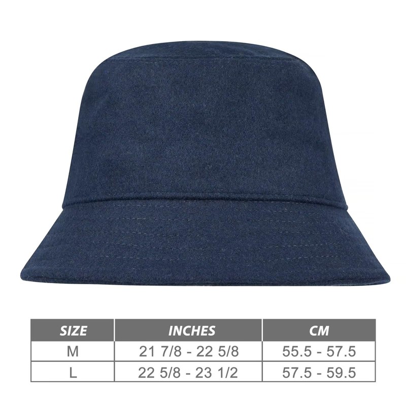 GADIEMKENSD Winter Bucket Hat Premium Wool Packable Plain Colours Unisex