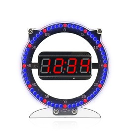 Yidab Electronic DIY Soldering Practice Learning Project Kit,Interesting Self Soldering Assembled Electronic Clock (Cat-Shaped)