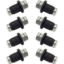 8Pcs RV Water Tank Probe Sensors, Water Level Screw-in Sensors Tank Sensors Black