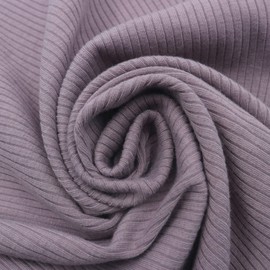 Dusty Orchid Solid 4x2 Rib Knit Fabric by The Yard