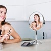 Schliersee Magnifying Vanity Makeup Mirror 7 Inch, 360°Rotation Double Sided