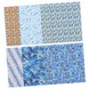 IWOWHERO 6Pcs Cotton Fabric Squares Tightly Woven Skin Friendly Craft