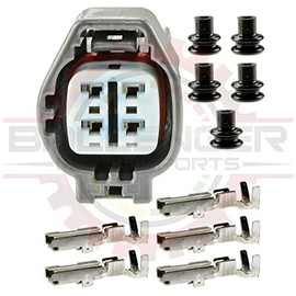 Ballenger Motorsports - 4 Way Plug (Male) Kit Replacement for Subaru & Toyota Oxygen Sensor