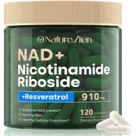ONatureZiran Liposomal NAD con Resveratrol | Suplemento de Alta Pureza para Energía Celular, Antienvejecimiento y Bienestar | Vitamina Dietética Edible