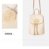 Muzhilun Rucksack, Grass Knitting Bag, Women's, Basket Backpack, Hand Knitting,