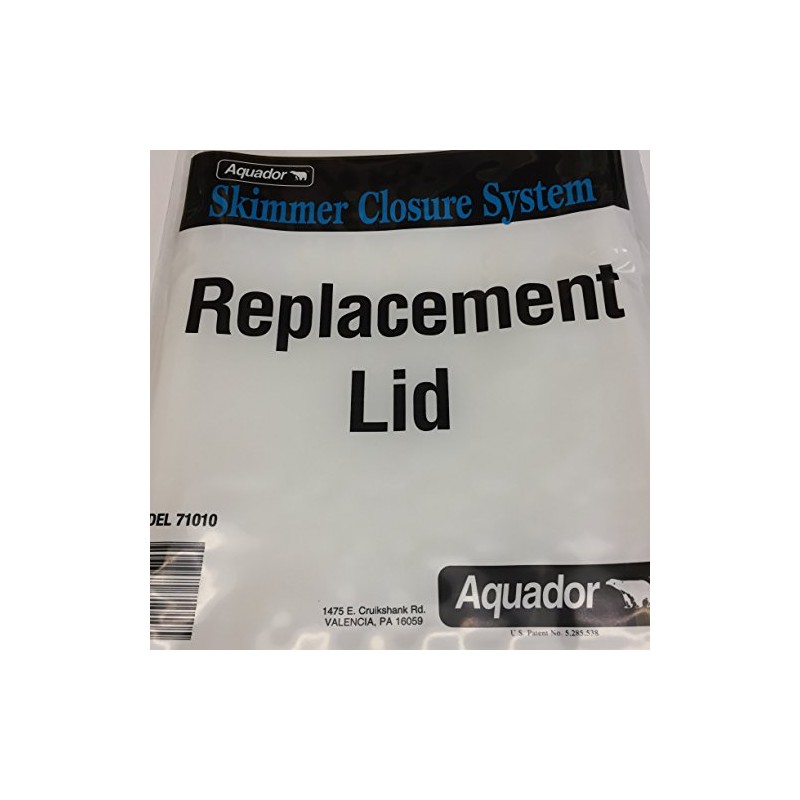 Aquador Widemouth Above Ground Pool Skimmer Cover - Replacement Lid