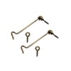 Copper Hook and Eye Latch, Door Window Cabinet Locker Latches,