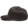 Outdoor Cap Adjustable Closure Bonefish Weathered Cotton Cap, Dark Brown