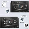 JDMCAR A/C Air Conditioning Control Switch Knob Compatible with 2004