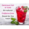 Black Currant Hibiscus Herbal Fruit Tea - Caffeine Free Loose