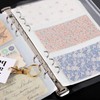 Pack of 20 A5 Size 6 Holes Binder Pockets Translucent