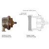 Comap Metal Adapter for Radiator Thermostats, M28 x 1.5 mm