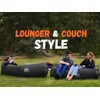 WEKAPO Inflatable Lounger Air Sofa Hammock-Portable,Water Proof& Anti-Air Leaking Design-Ideal