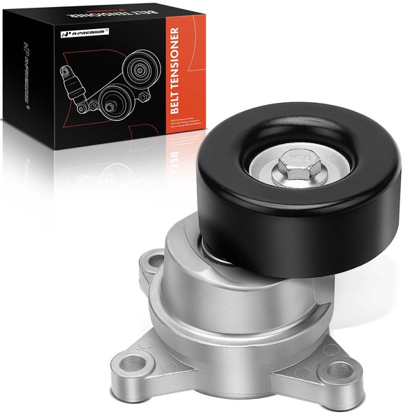A-Premium Belt Tensioner Assembly with Pulley Compatible with Ford Escort