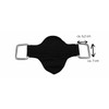 AMKA Velcro stirrup suspension for treeless saddle, closed design can