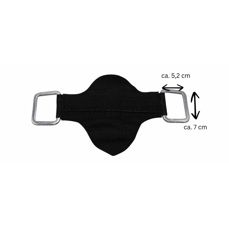 AMKA Velcro stirrup suspension for treeless saddle, closed design can