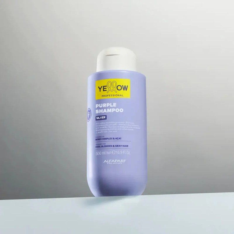Yellow Purple Shampoo Silver Anti-amarillo 500ml