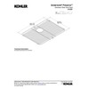 KOHLER Sink Rack for K-6584, K-3325-NA, K-3332-NA Undertone, and K-3325-HCF