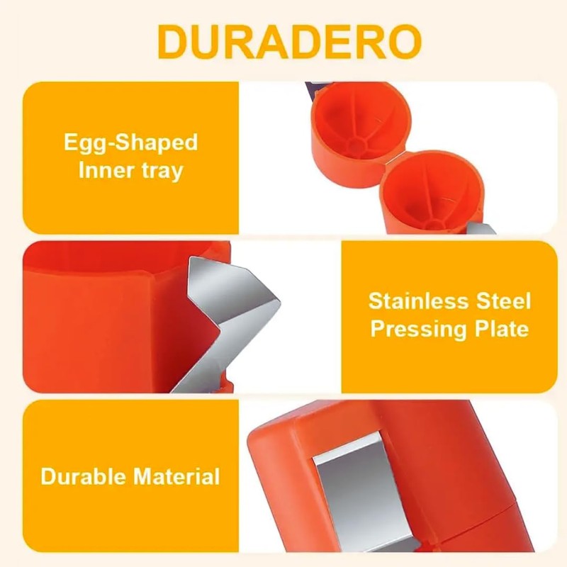 Zuchii 3 PACK Egg Shell Opener, Egg Cracker Tool for