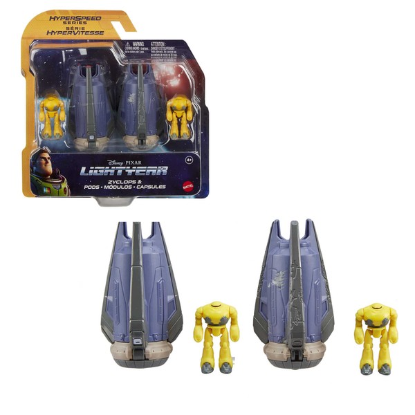 Buzz Lightyear HHJ96 Superspeed Series Zyclops Space Capsule Battle Wounds