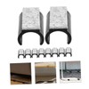 Gadpiparty 10pcs Silent U-Shaped Felt Pads for Furniture Non Slip