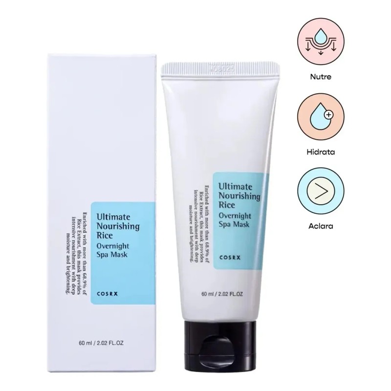 Cosrx Ultimate Nourishing Rice Overnight Spa Mask 2 Botellas