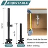 Swess Undermount Sink Brackets, Stainless Steel Adjustable kitchen sinks undermount