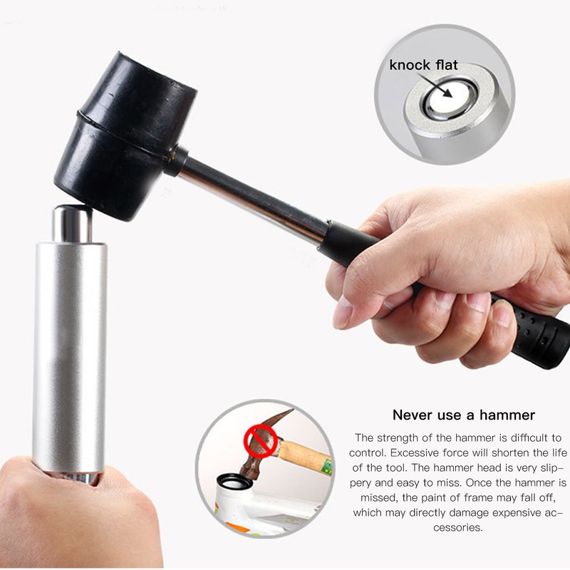 Mountain Bike Front Fork Sunflower Driving Tool Headset Toothless Core